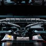 Preparazioni auto – linea di scarico completa Audi RSQ8 vista da sotto